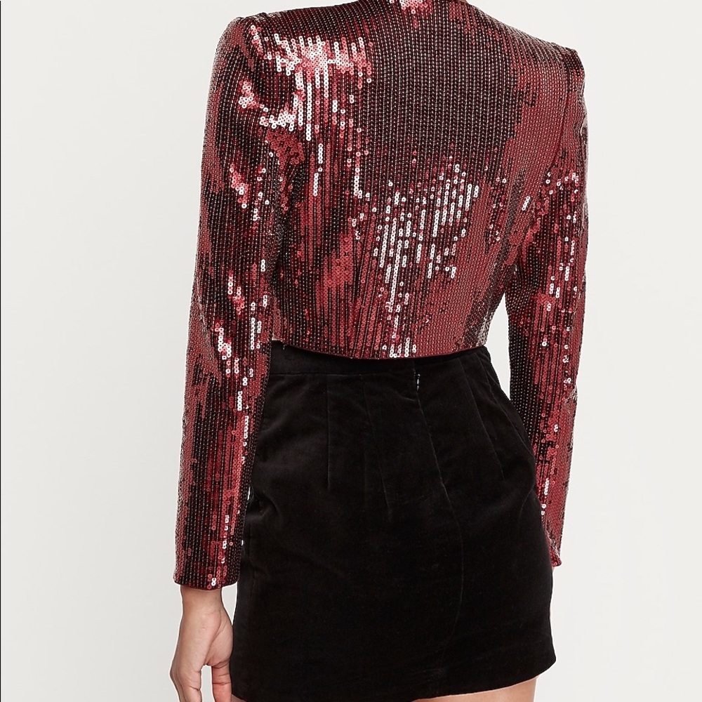 Sequin Express Bolero Jacket Size XS - Picture 3 of 3